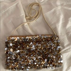 “ Walborg” vintage evening bag sequin.#0046